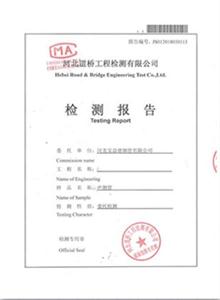 咸阳公司检测报告